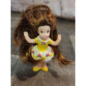Yellow floral dress‎ doll girl toy figure
